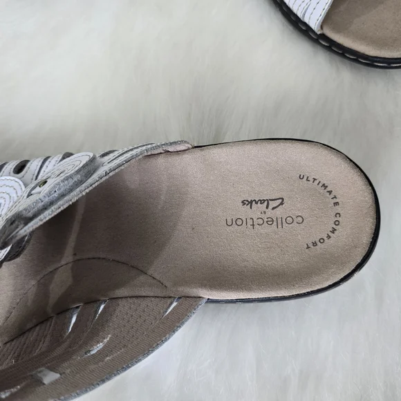 Clarks Leisa Faye Comfort Slide Sandals Women's 11 - Picture 3 of 8